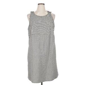 EUC Liz Claiborne Casual Dress-Black and White Checkered